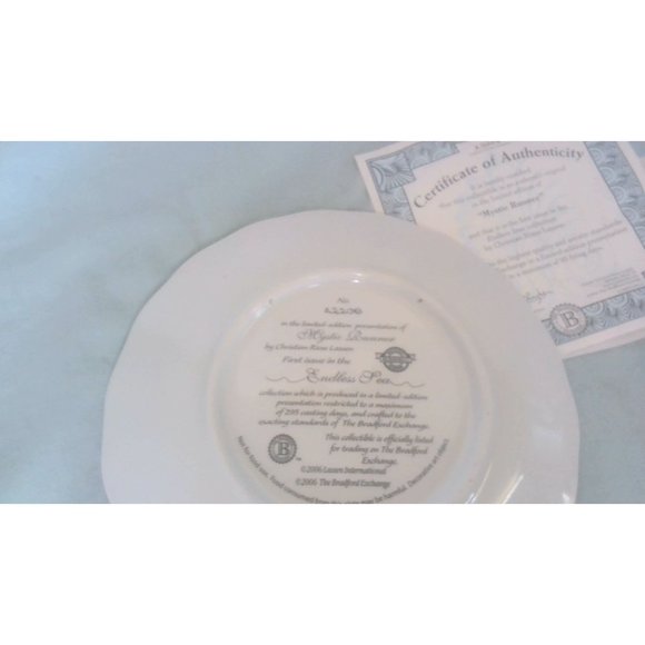 Mystic Running Stallion Braford Exchange Ltd. Collector Plate By Christian Riese - Picture 5 of 6